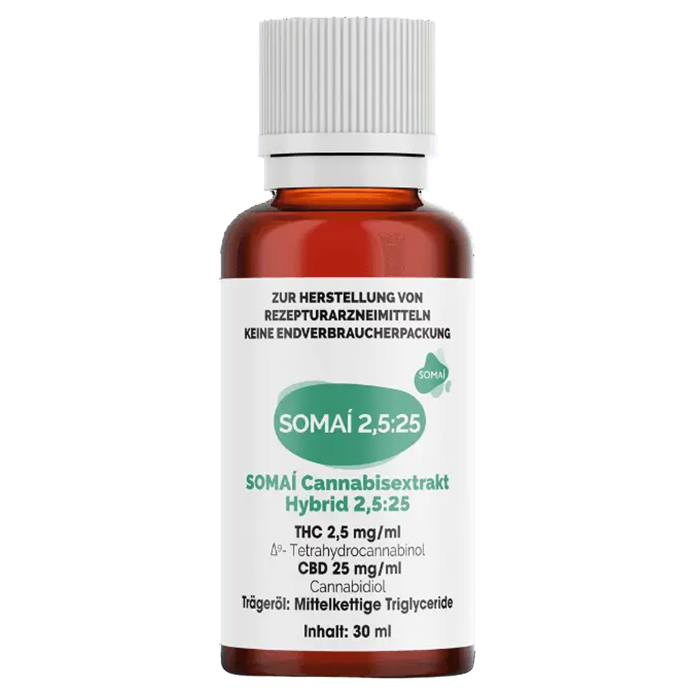 SOMAI Cannabisextrakt Hybrid 2,5:25