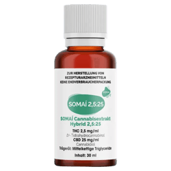SOMAI Cannabisextrakt Hybrid 2,5:25