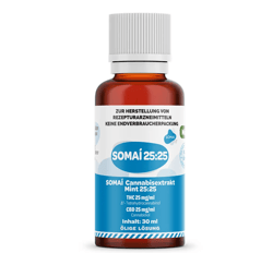 Somai Cannabisextrakt Mint 25/25