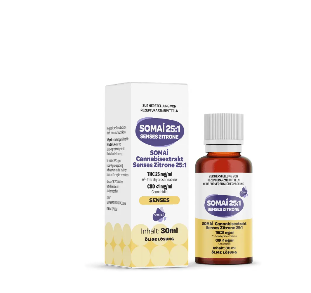 Somai Cannabisextrakt Senses Zitrone 25/1