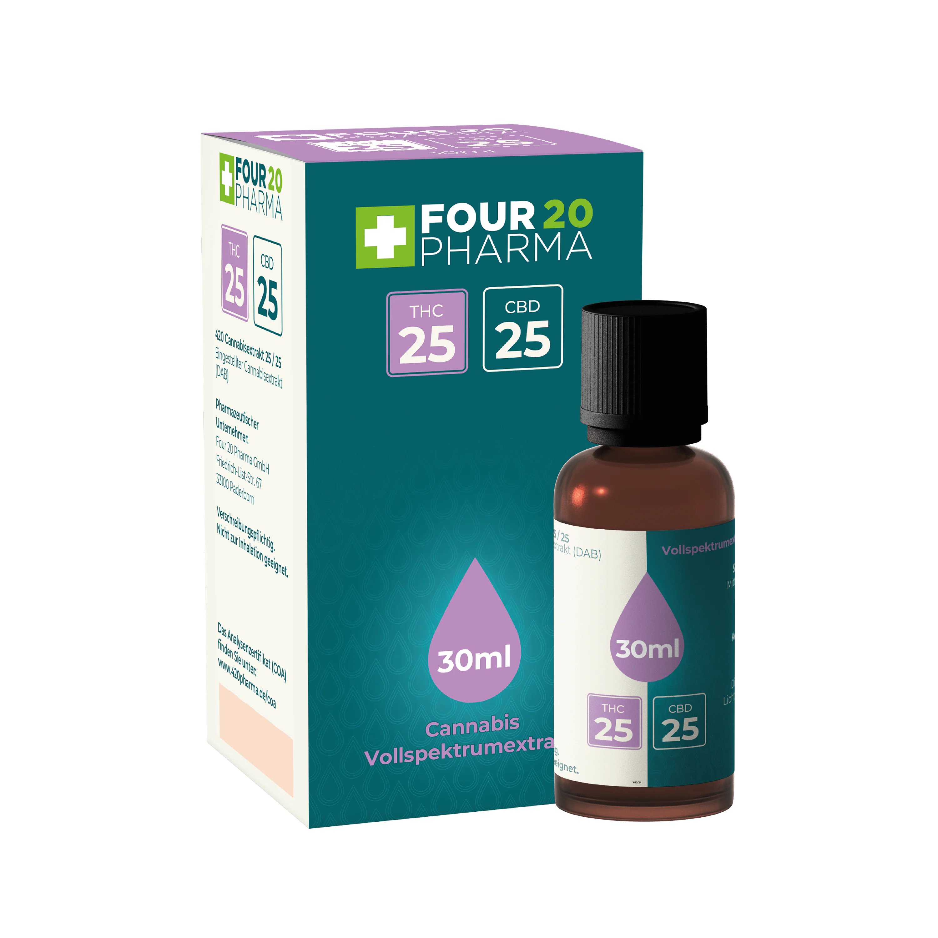 420 Cannabisextrakt THC 25 / CBD 25